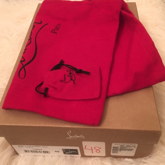 Christian Louboutin Bianca Black Patent Leather 40 - Picture 4 of 4