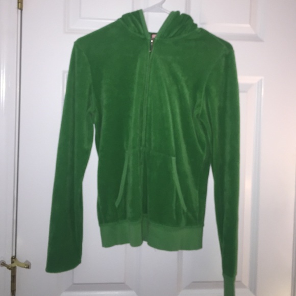 Green juicy zip up