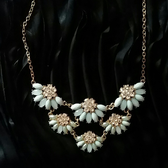 Stunning Mint Statement Necklace