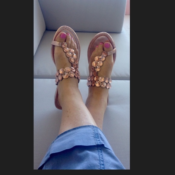 vince camuto jeweled sandals