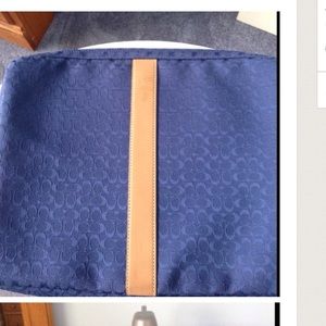 Authentic coach laptop case