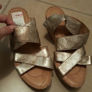 BORN venetia panna coit metallic sz 9