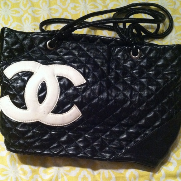 Black inspired designer handbag