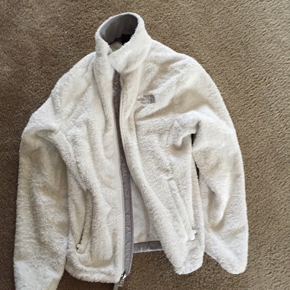 North face fuzzy jacket