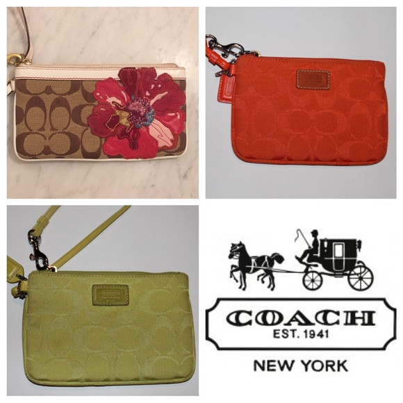 Coach wristlet bundle
