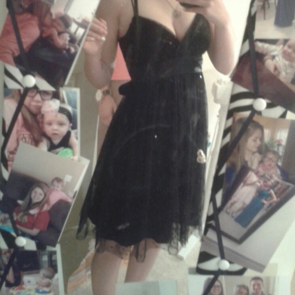 Black sparkly dress
