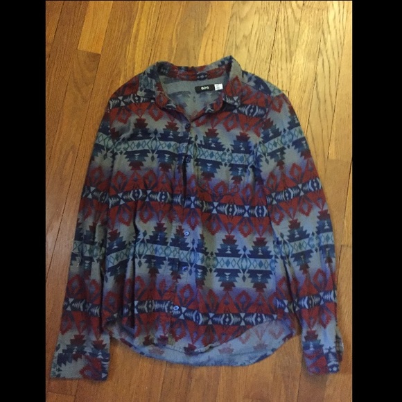 Urban Outfitters Tribal Flannel