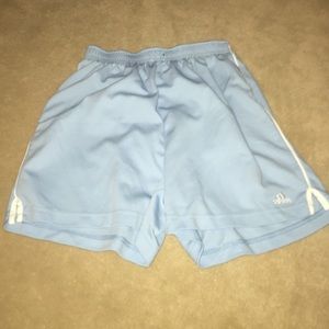 Light blue Adidas running/basketball shorts