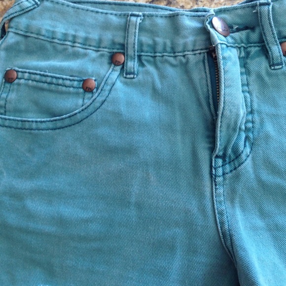 blue/green free people shorts - Picture 2 of 2