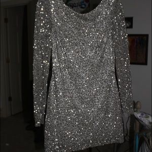 Adrianna Papell Sequin New Years dress