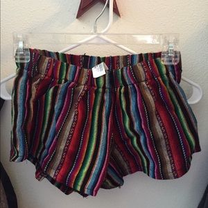 Brandy Melville Striped Shorts