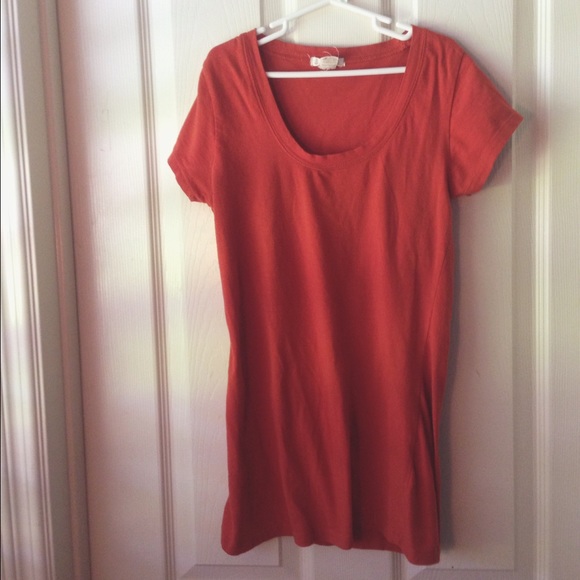 Burnt Orange Fitted Tee