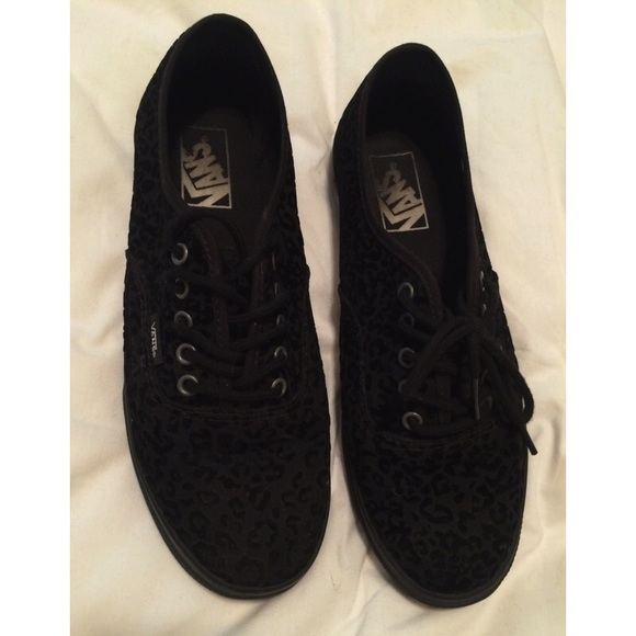 velvet leopard vans