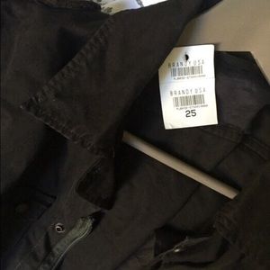 Brandy Melville black military jacket