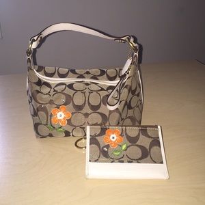 SPECIAL EDITION Coach purse and card holder wallet
