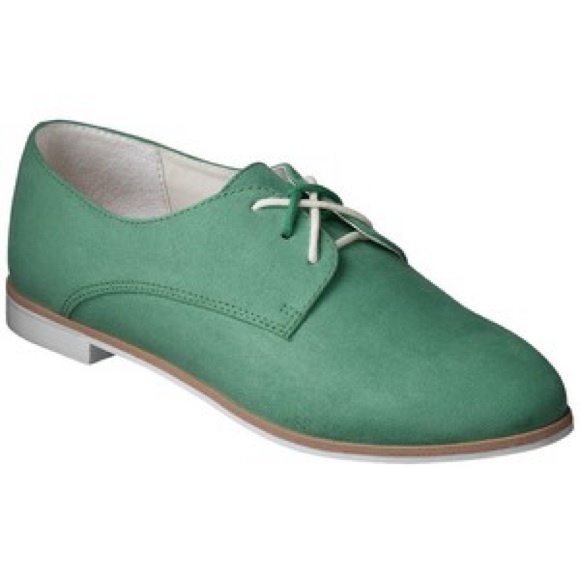 Size 7 1/2 Mossimov Oxfords in Mint Green