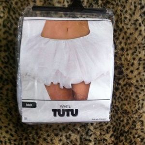 White tulle tutu in bag