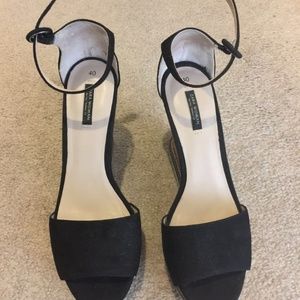 Zara wedge sandals