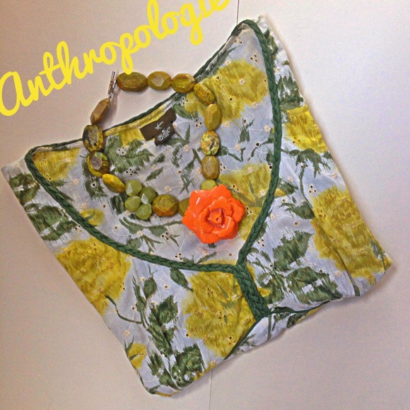 Fei by Anthropologie floral blouse - Picture 3 of 4