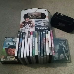 Psp with games and extras