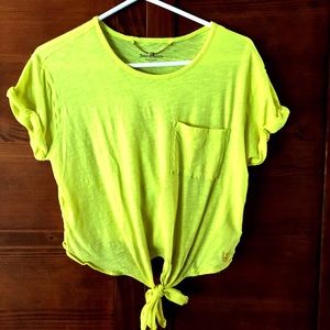 Juicy Couture crop top with bow.