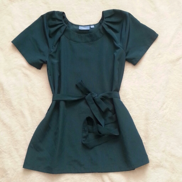 SOLDBUNDLE**********Long Belted Top - Picture 2 of 4