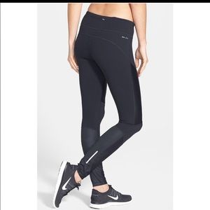 NIKE DRI FIT BLACK/CHARCOAL LEGGINGS