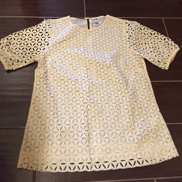 J. Crew Tops - J. Crew collection pinwheel eyelet top
