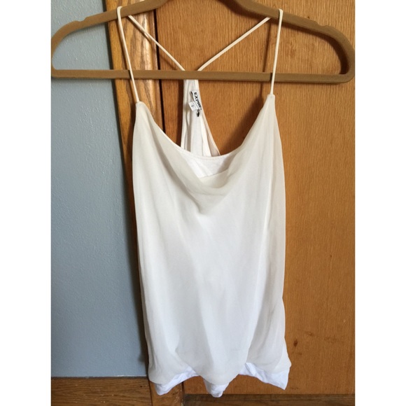 Express Tops - 🚫Sold in bundle🚫Express white racerback tank.