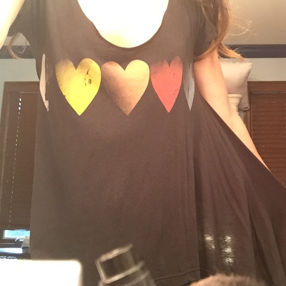 Colored heart shirt