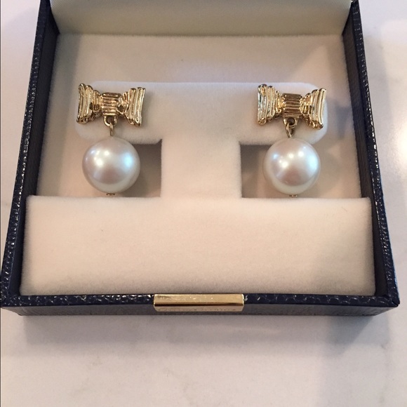Kate Spade White Pearl Earrings