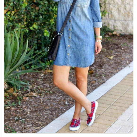 Shoes - New Plaid Slip-Ons