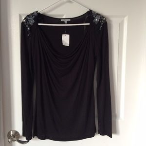 Charlotte Russe scoop neck shirt