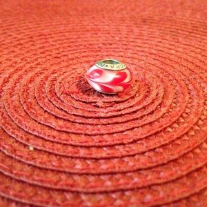 Red hearts with white background