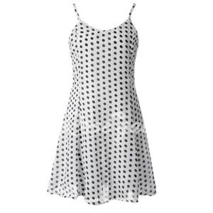 Sexy Spaghetti Strap Polka Dot Women's Dress