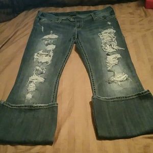 Silver Tuesday Distressed Jeans