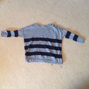 Horizontal striped sweater