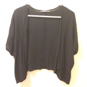 FOREIGN EXCHANGE BLACK KIMONO (SUMMER CARDIGAN)
