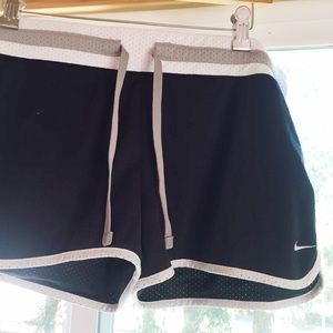 Nike Black & White Running Shorts