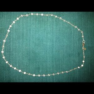 Sterling silver 21in long necklace