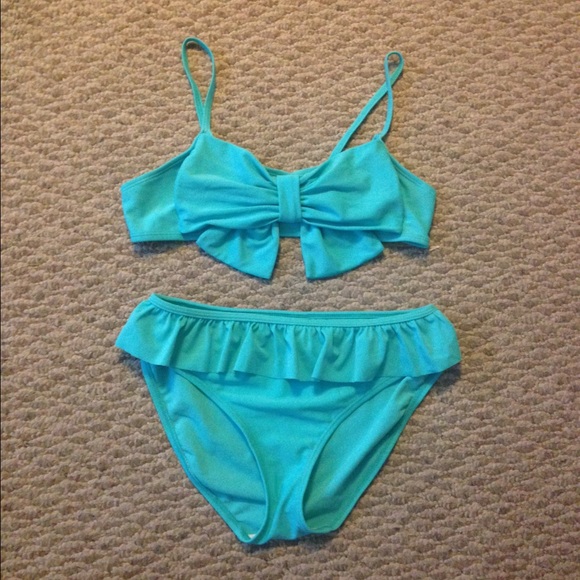 Tiffany blue bikini