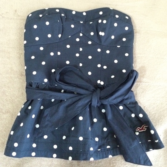 Brand new hollister strapless top