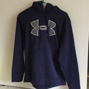 Under armour navy blue sweatshirt