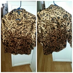 Leopard blouse