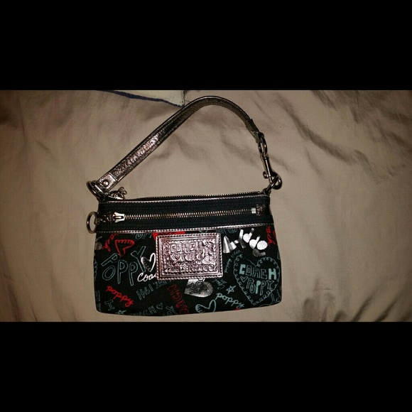 SOLD Coach Large Wristlet
