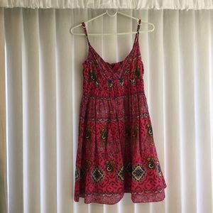 Short-pink-dress-