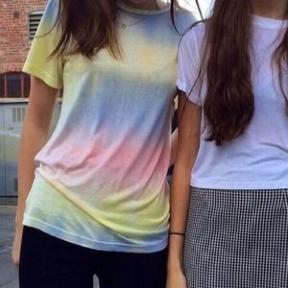 SOLD! Brandy Melville Tie Dye Tee - Picture 3 of 3