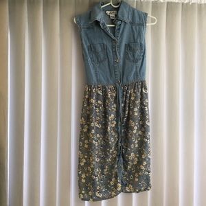 Floral, Jean dress