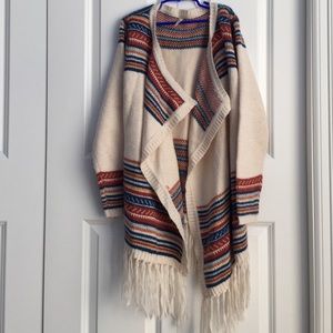 Tribal patterned/tassled cardigan (s)