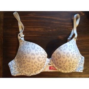 PINK leopard bra